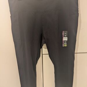 NWT Athletic Works Charcoal Leggings XXL